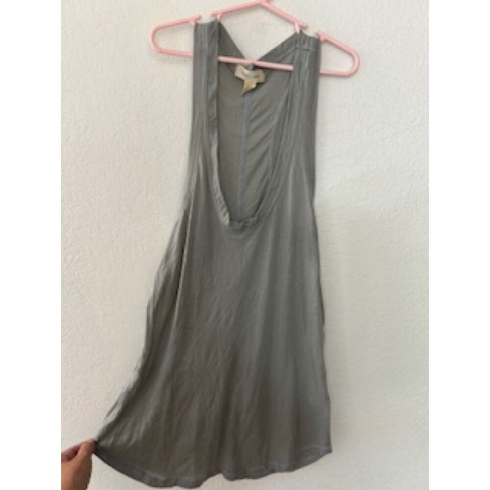 Silence and Noise Gray Cotton Tank